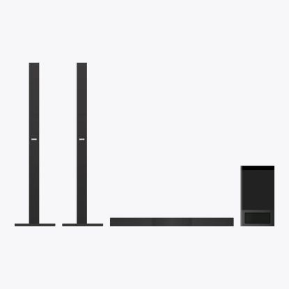 Picture of V-Series 5.1 Home Theater Sound Bar with Dolby Audio, Bluetooth, Wireless Subwoofer, Voice Assistant Compatible