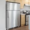 Picture of 2 Door Apartment Size Refrigerator with Freezer, 7.2 cu ft, Platinum Series, Stainless Steel