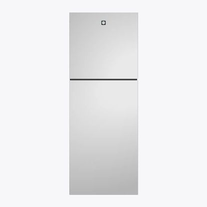 Picture of Double Door Mini Fridge with Freezer for Office or Dorm with Adjustable Remove Glass Shelves